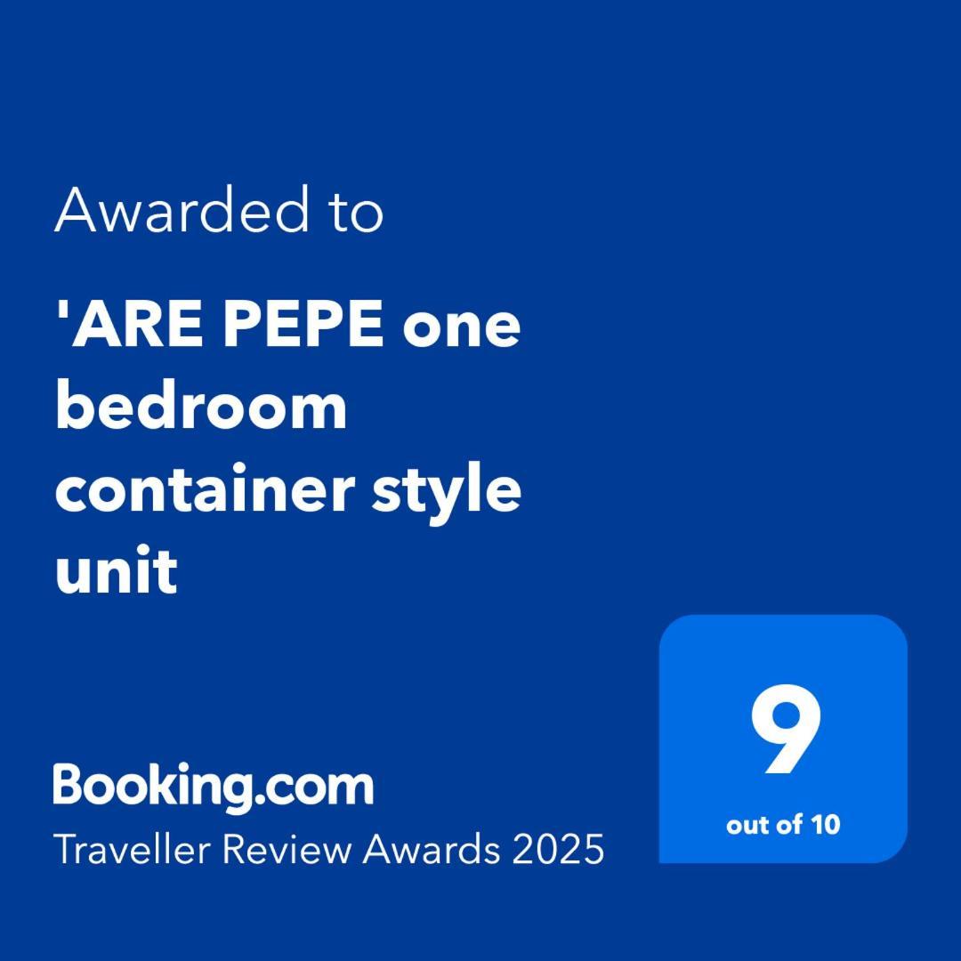 'Are Pepe One Bedroom Container Style Unit Раратонга Экстерьер фото
